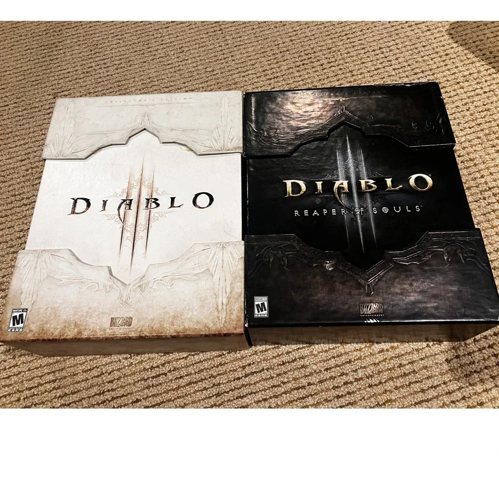Diablo III & Reaper of Souls Collector's Edition‎ PC Blizzard Big Box Set Bundle